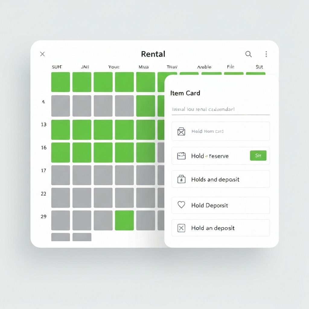 Rental Calendar